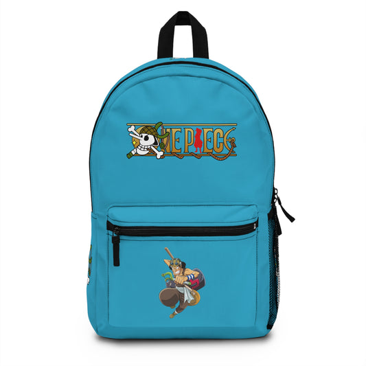 Usopp One Piece Anime Backpack Turquoise 🎯