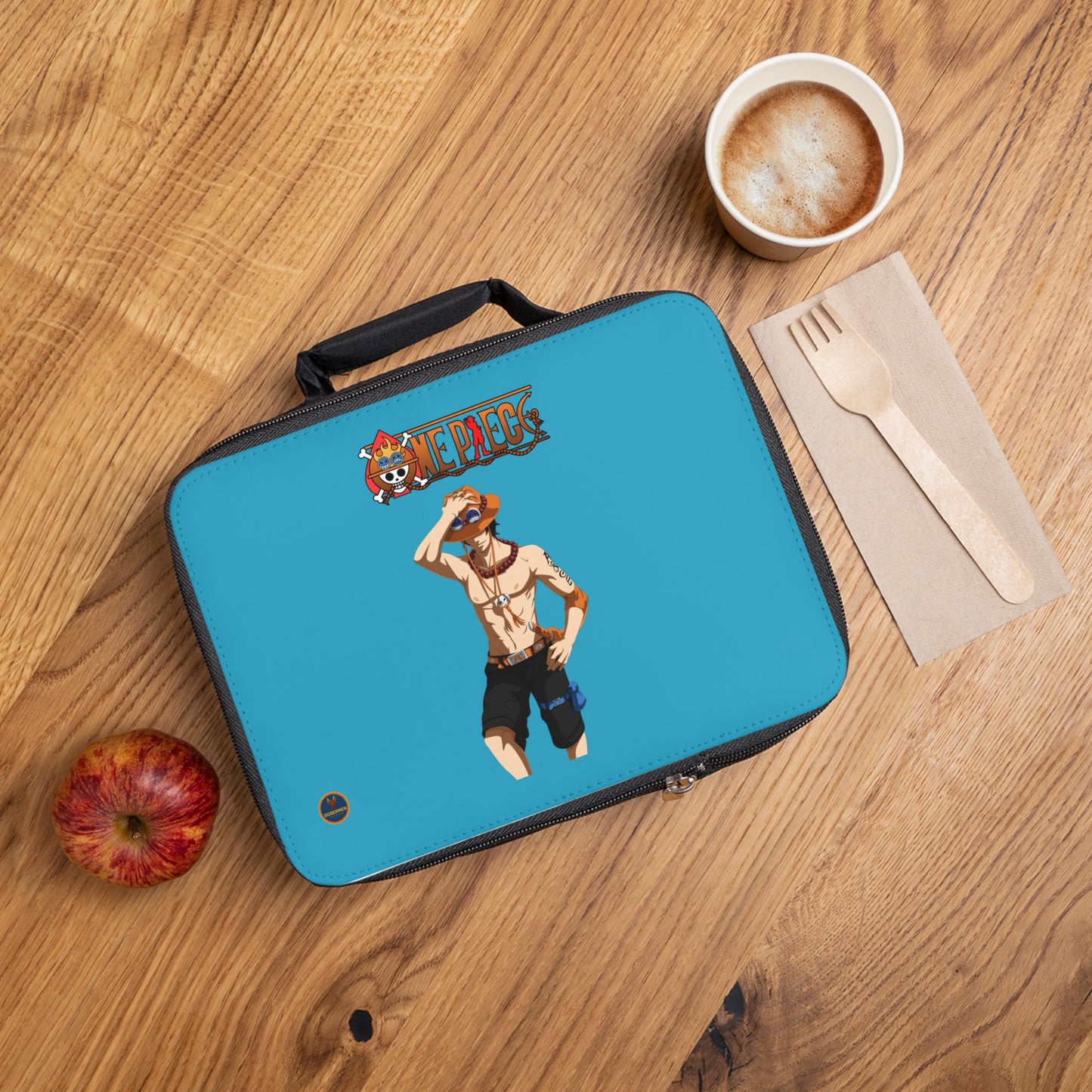 Sanji One Piece Anime Lunch Bag Turquoise 🍱