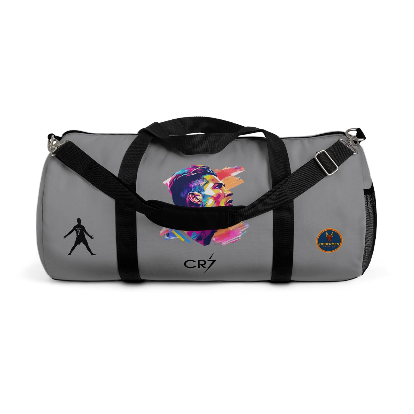 Premium Cristiano Ronaldo Duffel Bag Grey 🏆⚽