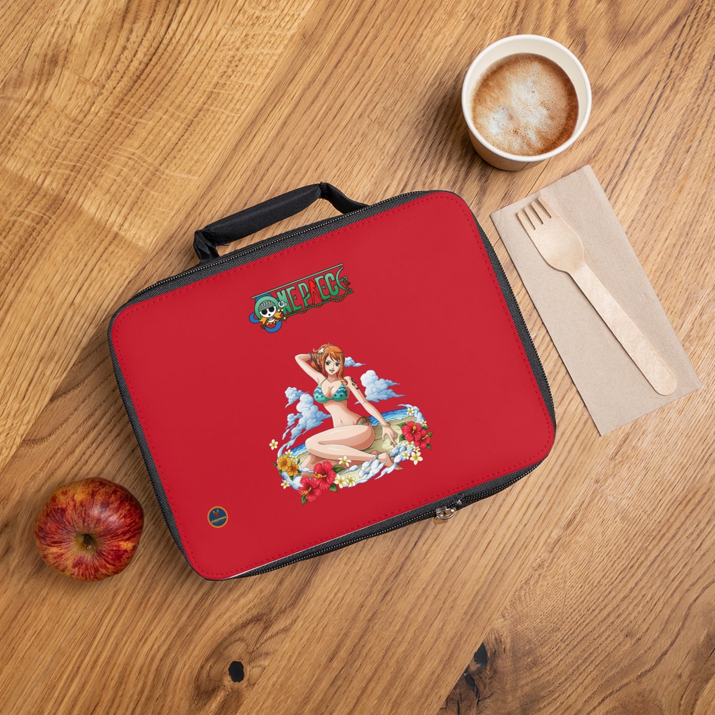 Nami One Piece Anime Lunch Bag Dark red 🍱
