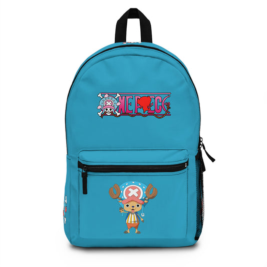 Tony Tony Chopper One Piece Premium Backpack Turquoise 🎒✨