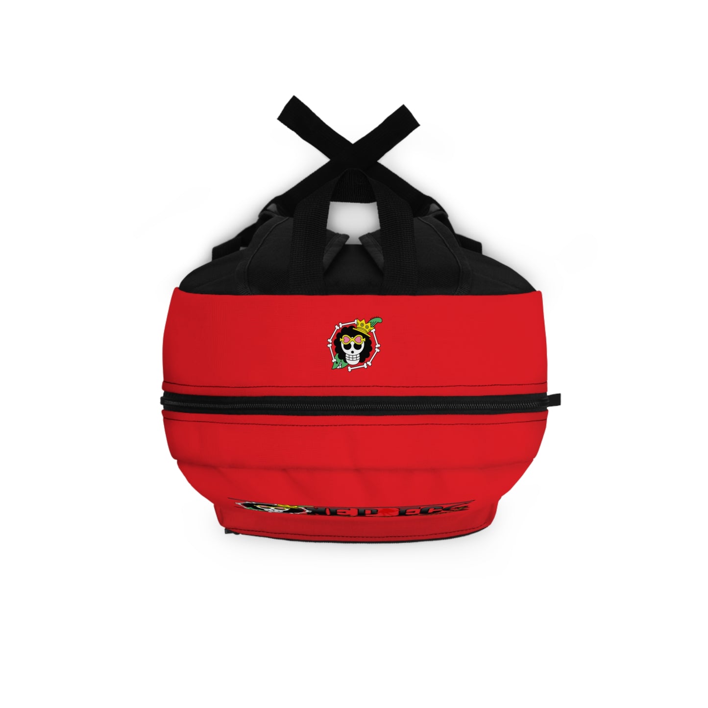 Brook One Piece Anime Backpack Red 🎵