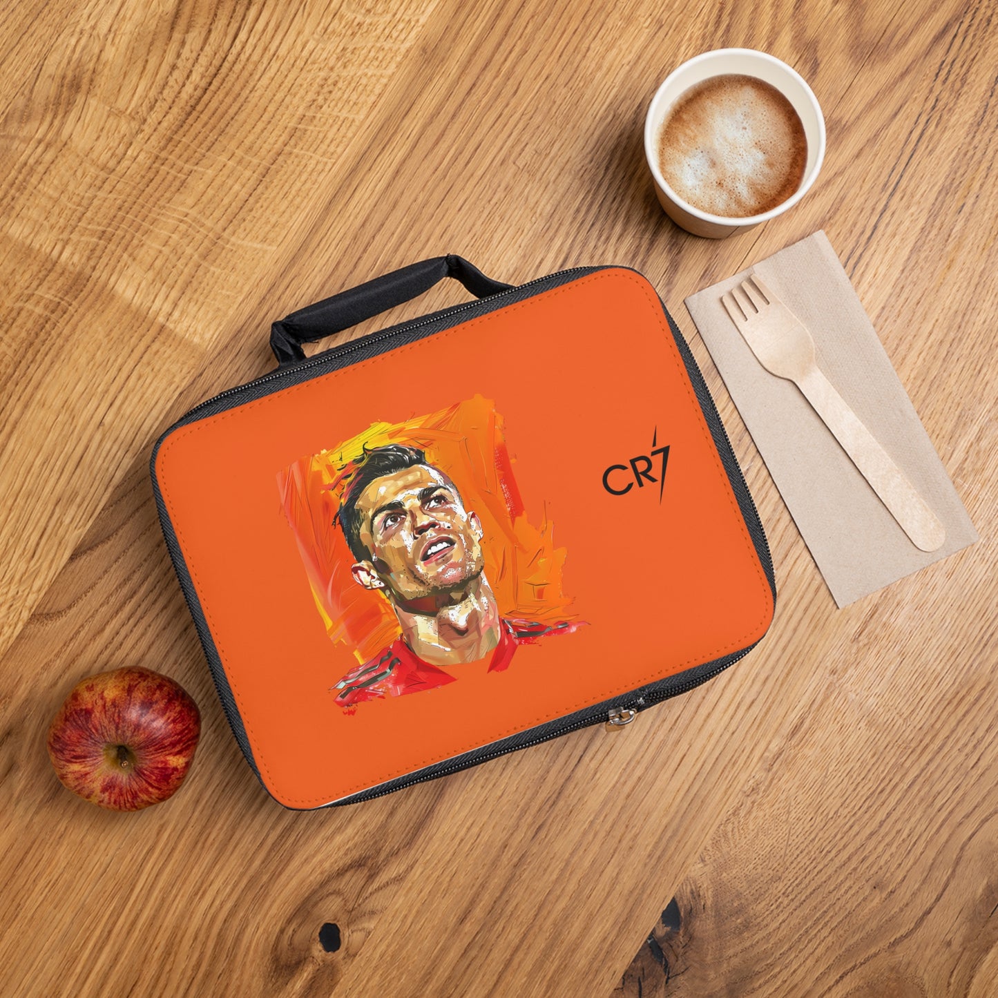 CR7 Cristiano Ronaldo Lunch Bag Orange ⚽🥇