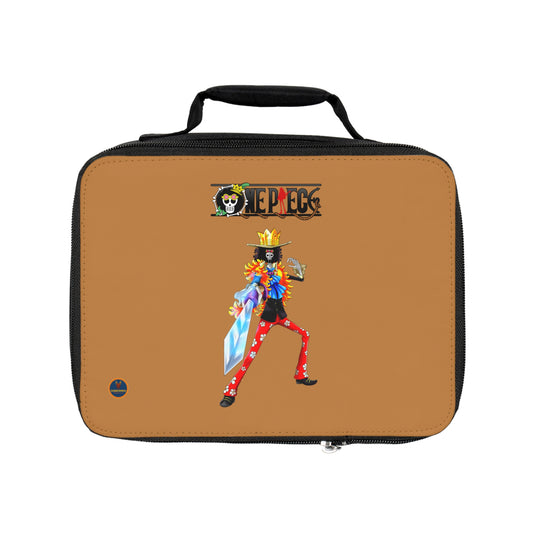 Brook One Piece Anime Lunch Bag Light brown 🍱