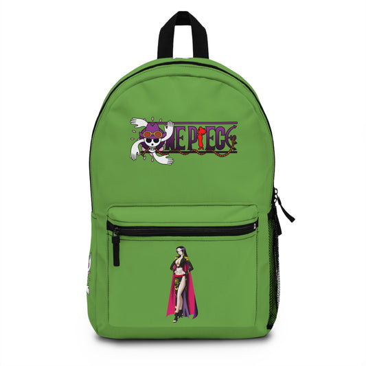 Nico Robin One Piece Premium Anime Backpack Green 🎒
