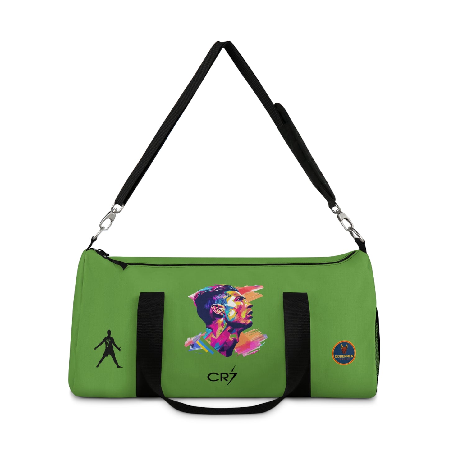 Premium Cristiano Ronaldo Duffel Bag Green 🏆⚽
