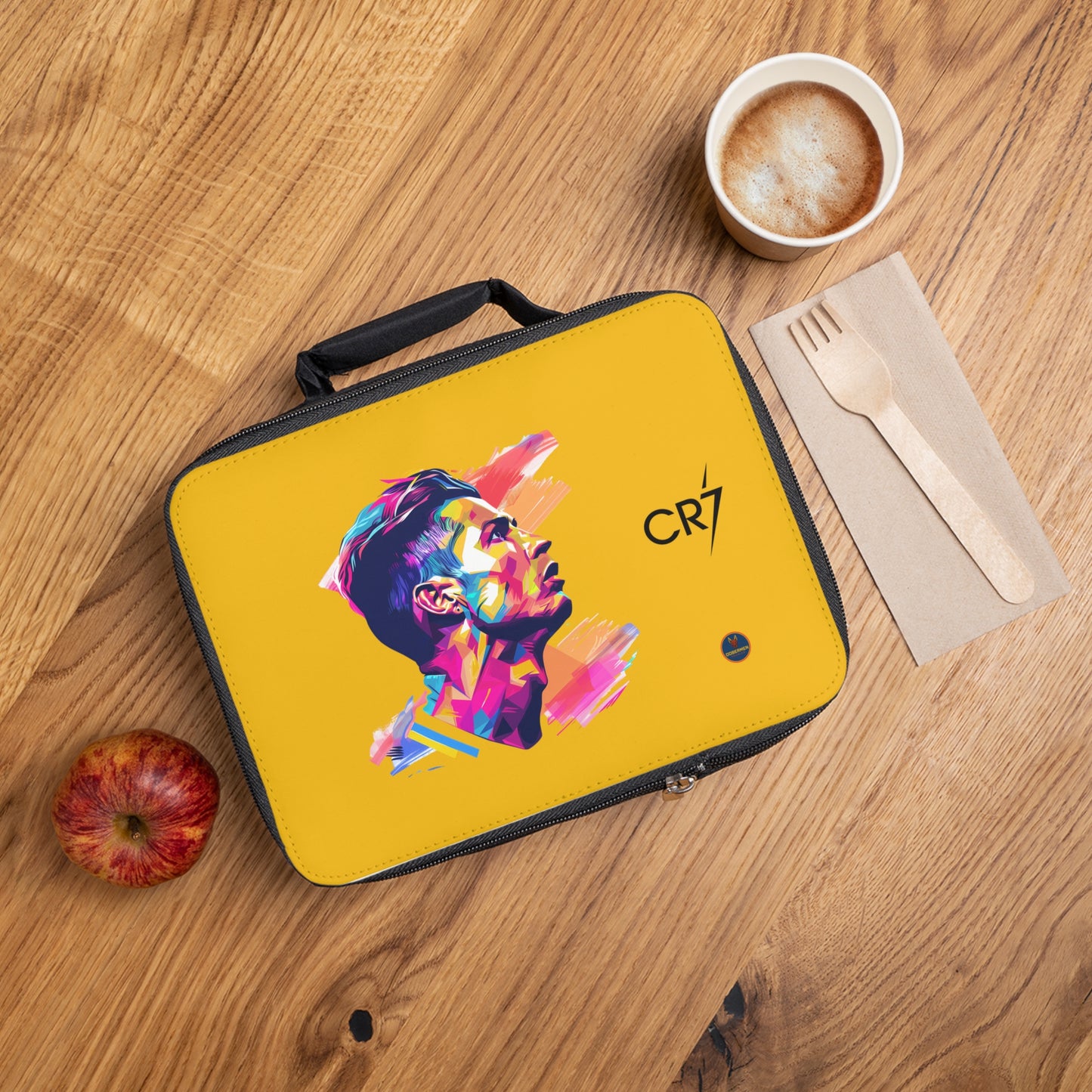 Cristiano Ronaldo CR7 Thermal Lunch Bag Yellow ⚽🥶