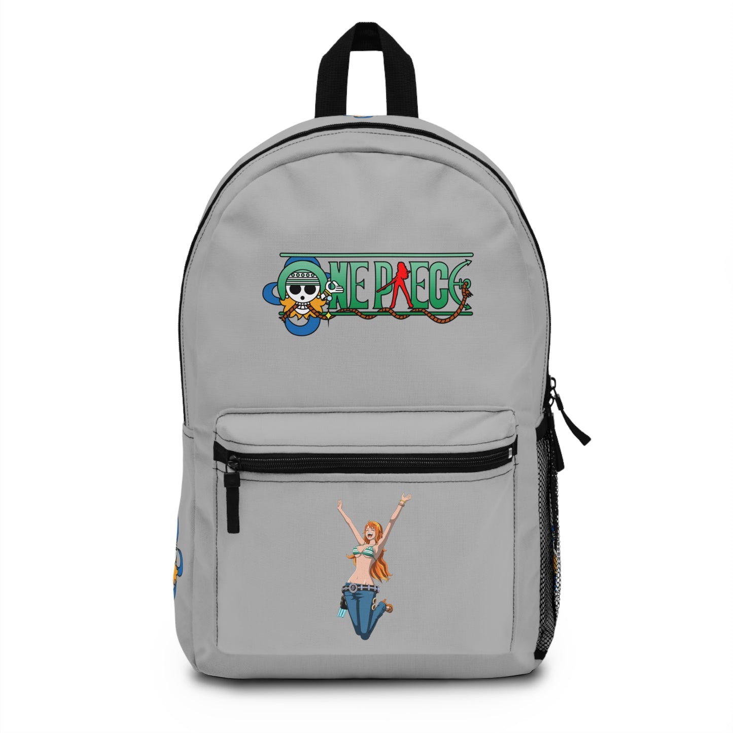 Nami One Piece Anime Backpack Light grey 🗺️