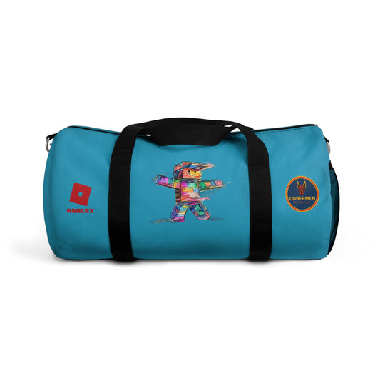 Roblox Themed Duffel Bag Turquoise 🧒🕹️ 👧