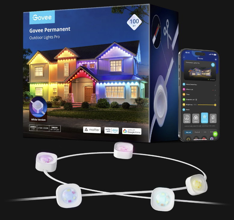 Govee Permanent Outdoor Lights Pro H706A: 100ft