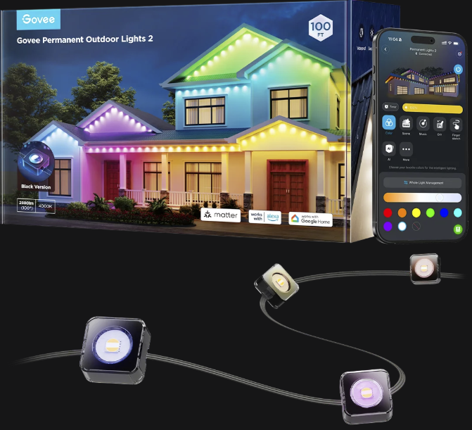 Govee Permanent Outdoor Lights 2 H705E (100ft)