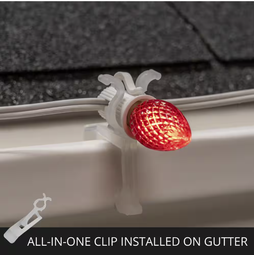 All-in-One Christmas Light Clip (100-Pack)