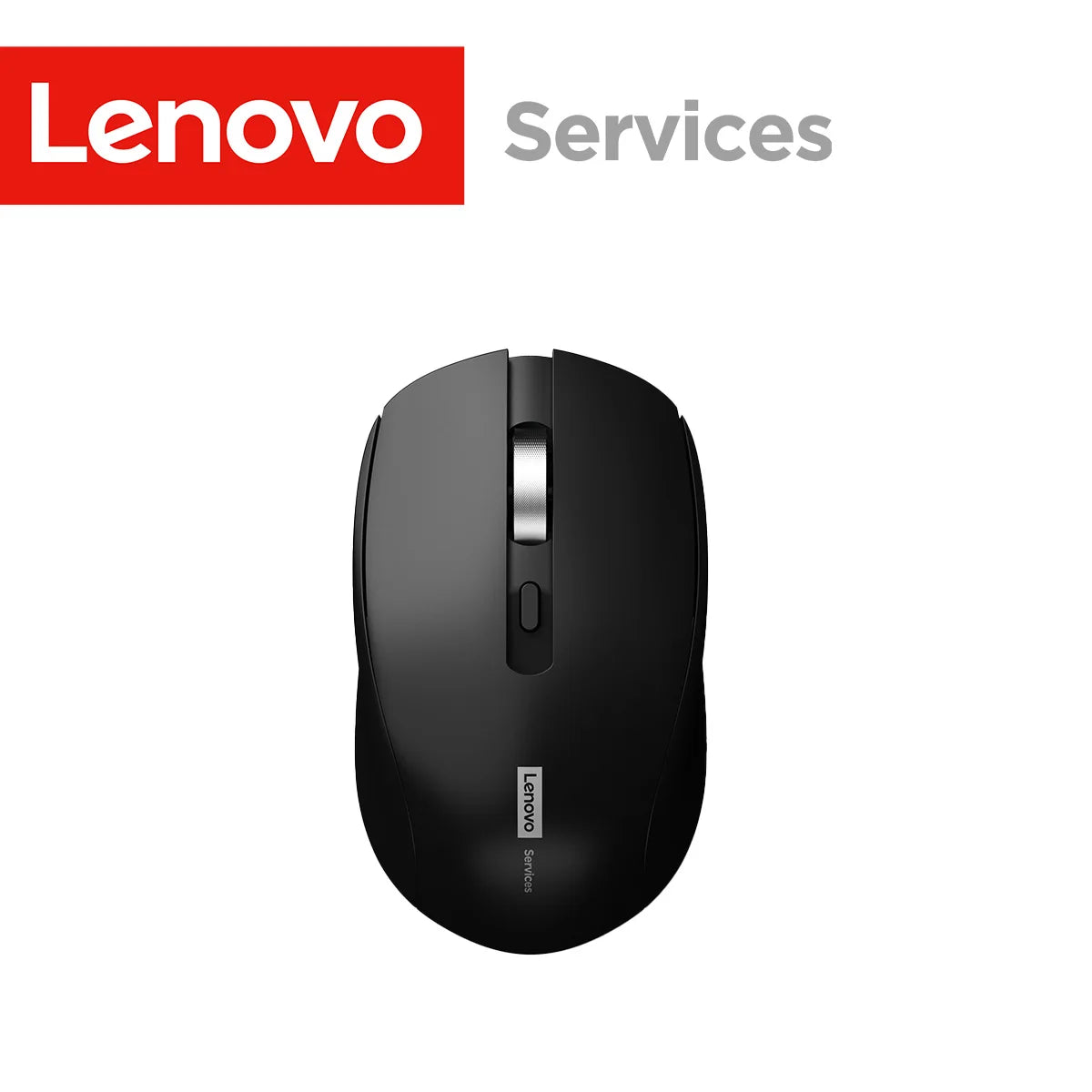 Lenovo Wireless Mouse, Silent Mouse for Business and Office Use, Ergonomic Design, Compatible with Multiple Platforms, 2.4g Connection, 1.5V Dry Battery Powered, Product Does Not Include Batteries