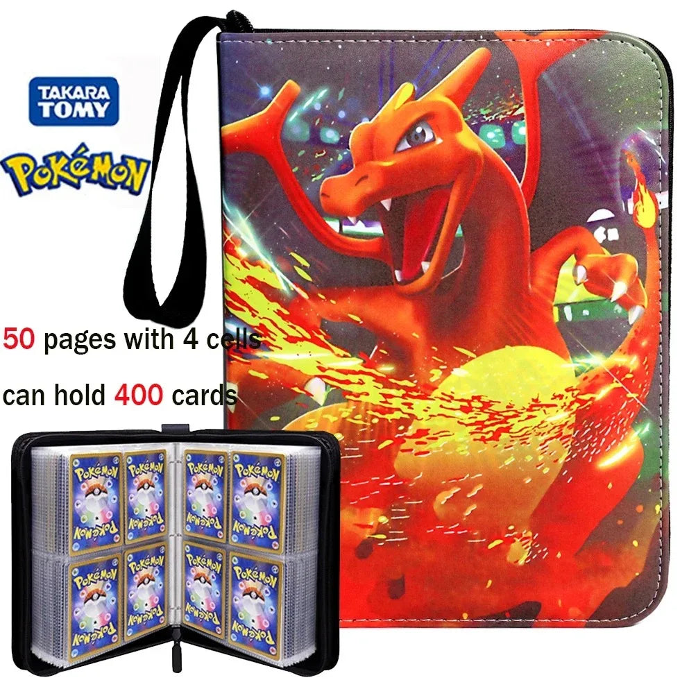 HOT Selling Pokemone Card Album PU Zipper Photo Album Collection Book Anime Figure Album Hobby File Birthday Toy Gifts In Stock