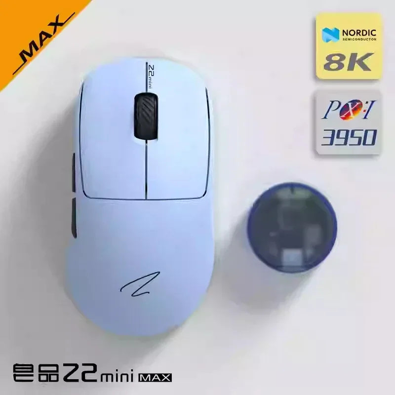 Zaopin Z2 Mini Wireless Mouse 3modes 8k Paw3950 Bluetooth Game Mouse Nordic 52840 Lightweight Customized Gaming Accessory Gifts
