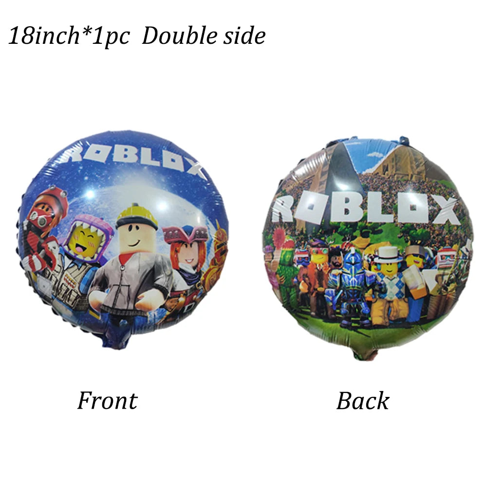 Roblox Birthday Balloons Set