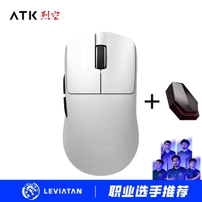 ATK Blazing Sky F1 LEVIATAN Esports Wireless Gaming Mouse PAW3950 Ultra Dual-Mode 8000Hz 35g Lightweight Non-porous FPS Mice