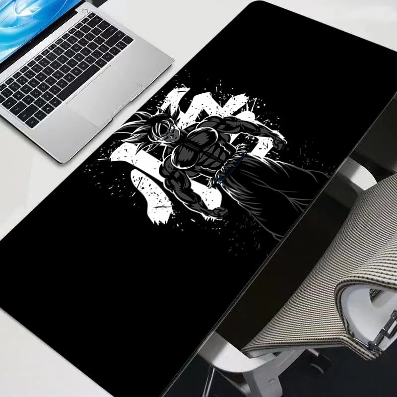 Large Gaming Keyboard Rug Laptop Japan Cool Anime Mouse Pad XXL Black DBZ Dragon Ball Desk Mat PC Gamer Carpet computer Mousepad