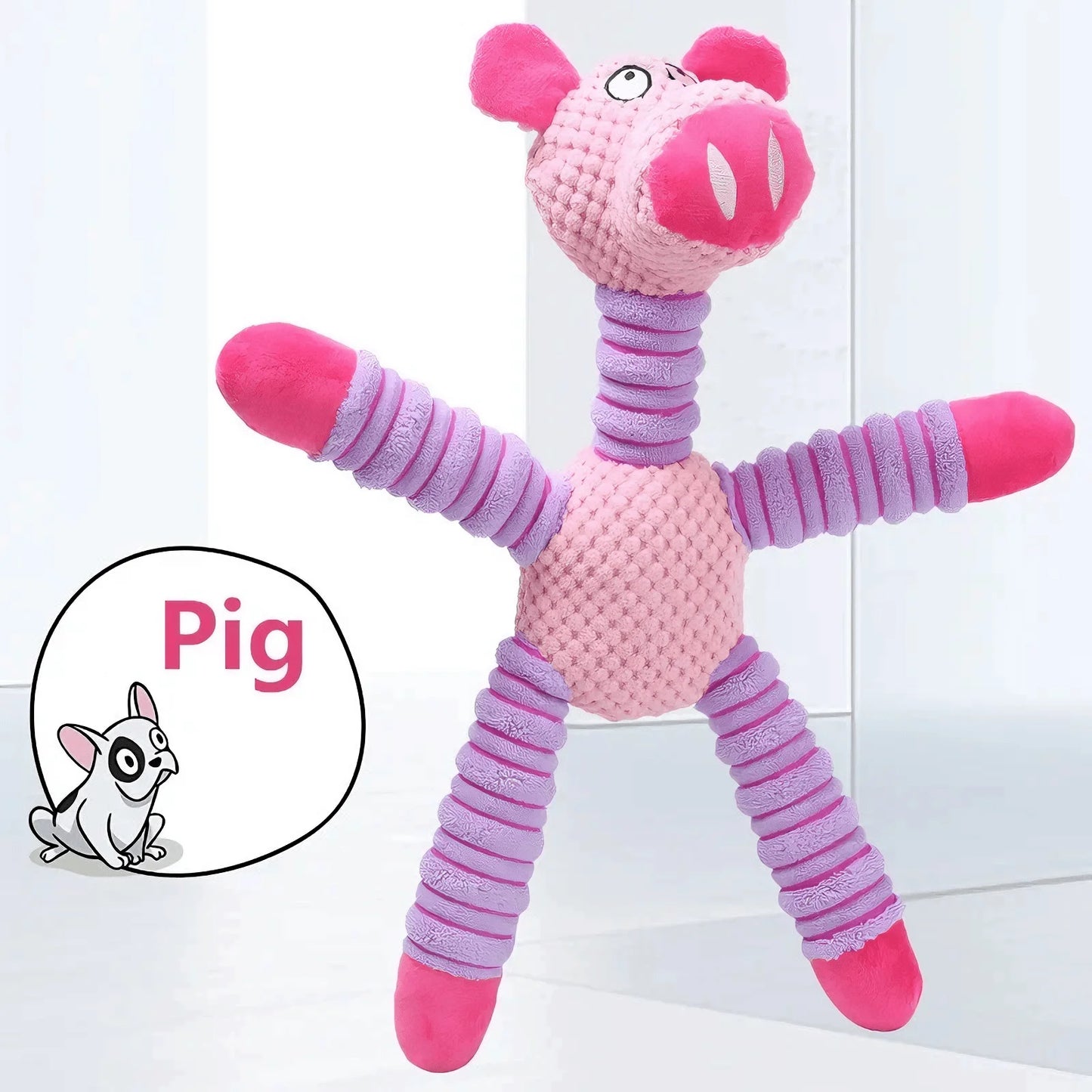Dog Bark Toy for Chewing and Teething; Pizza Pet Self-Entertainment and Boredom Relief Training Toy for Small and Medium Dogs