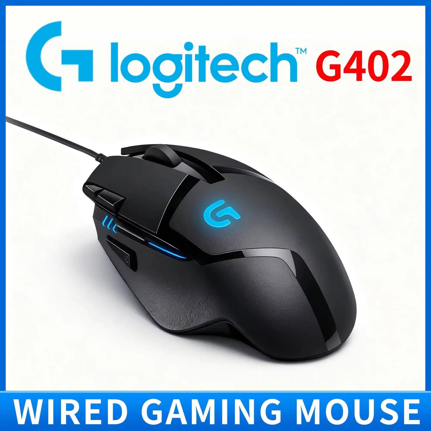 Logitech G502 HERO/G402 Sniper Gaming Mouse: RGB lighting and adjustable weights help you achieve precise wins in PUBG.