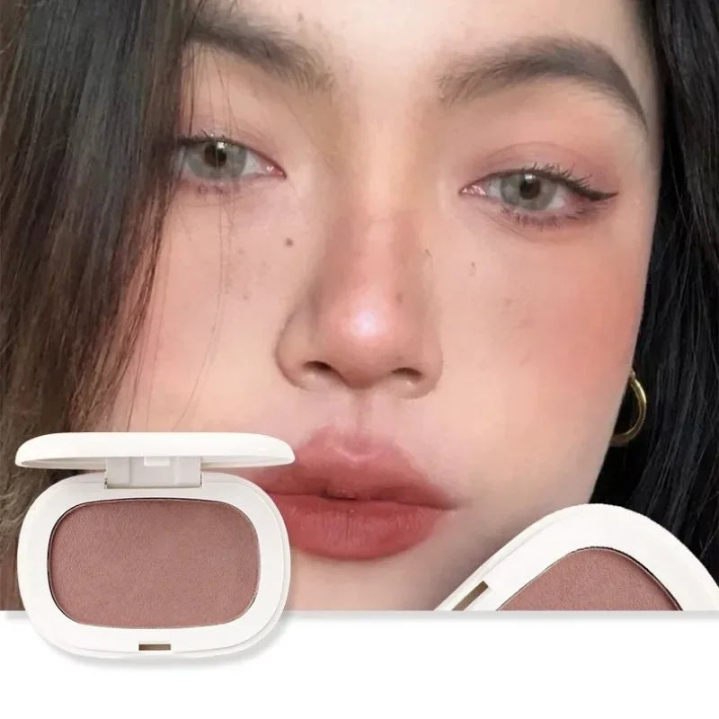 Face Blusher Matte Natural Cheek Tint Brighten Face Contouring Waterproof Cosmetics Blush Powder Soft Female Makeup 1pcs Blusher
