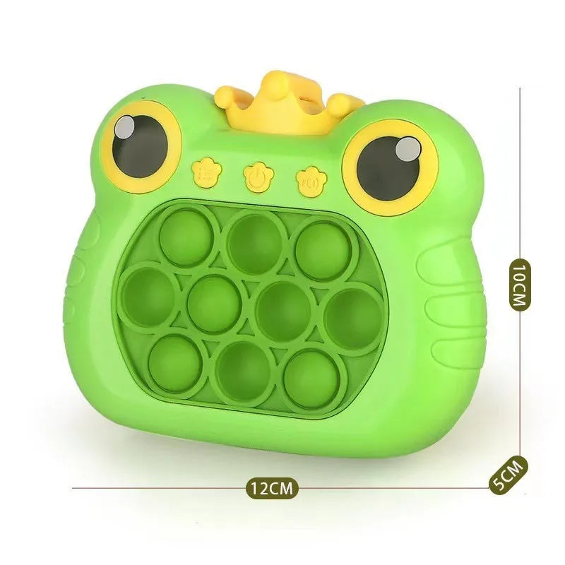 Pokemon Pikachu Stitch Quick Push Game Console Stress Toys Puzzle Game Machine Party Electronic Sound Finger Hamster Gifts
