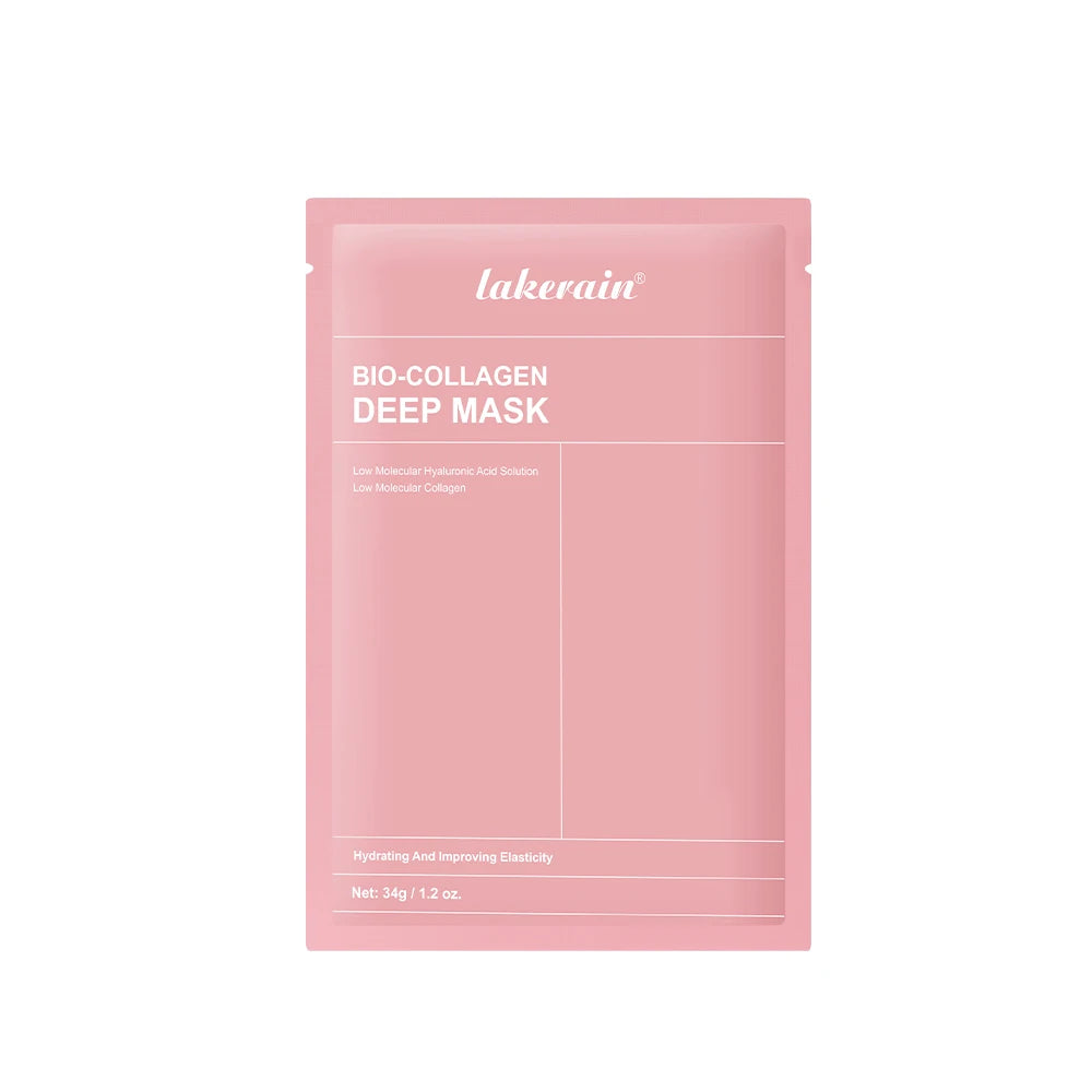 lakerain Bio-Collagen Deep Mask: 4-Piece Hydrating & Pore Refining Set