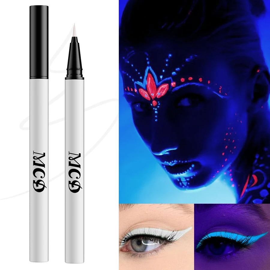 8 colors 1PC face body painting 1PC UV Light Neon Face Paint Art Korean Makeup blue green waterproof christmas party body paint