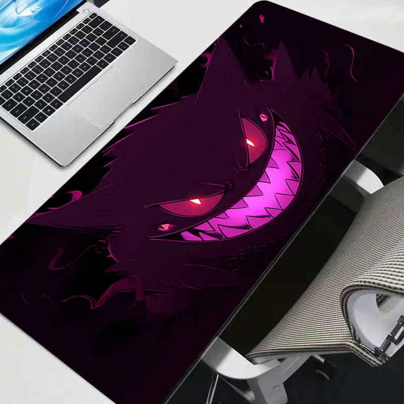 Pokémon Gengar "Vaporwave Shadow" XXL Gaming Mouse Pad: Psychadelic Purple Desk Mat