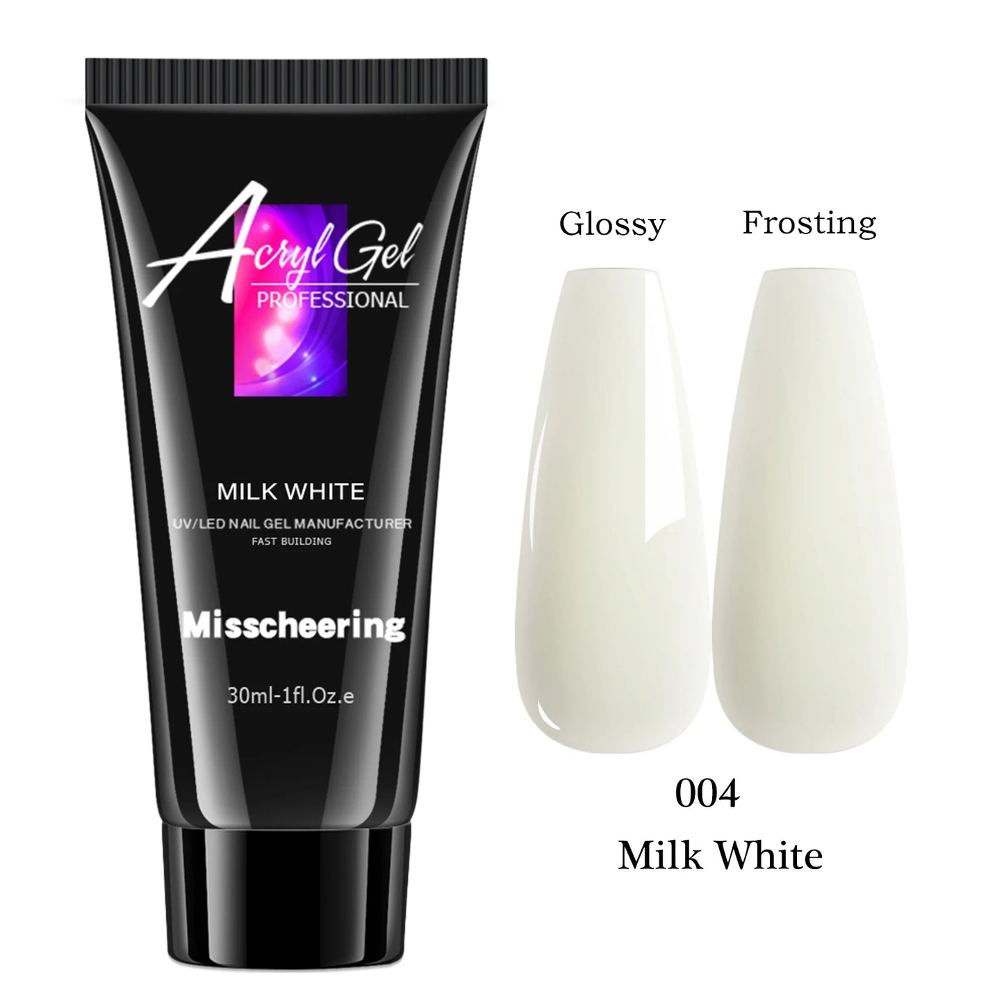 30ml Solid Color Nail Extension Gel Nail Build Poly Acrylic Gel Uv Led Quick Extension Of Crystal Model Painless Crystal Glue