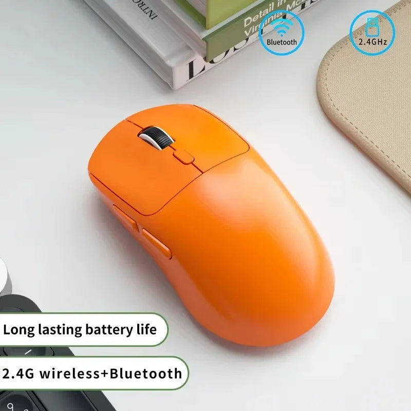 GPW Mouse Bluetooth 2.4G Wireless Three-Mode Rechargeable Ergonomic Office Gaming Portable Mice For iPad PC Laptop Mouse 