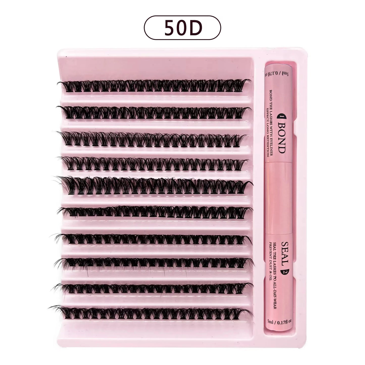 Eyelashes 200 PCS Clusters Lash Bond and Seal Makeup tools DIY Lashes Extension kit for gluing Lashes Gluing Glue Accessories