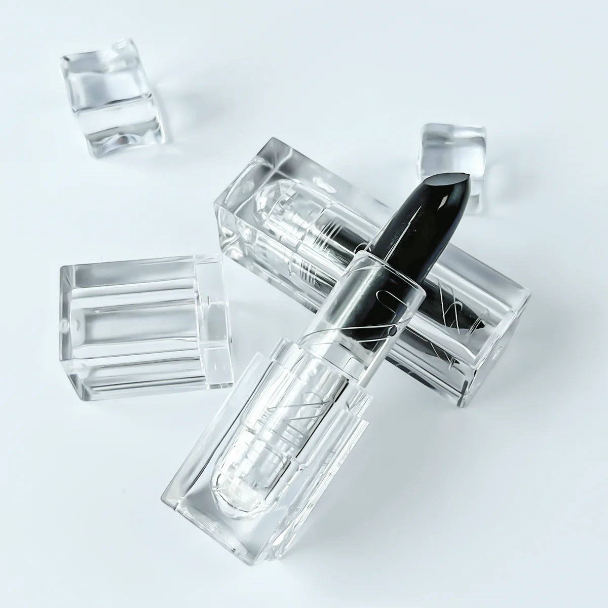 Waterproof Glitter Lipstick Sexy Black Lip Gloss Shiny Lip Tint Cosmetics Halloween Lips Makeup