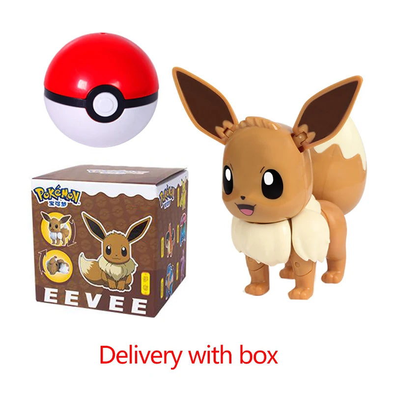 Pokemon Pokeball Figure Ball Pikachu Charizard Mewtwo Mew Eevee Gengar Lapras Blastoise Venusaur Gyarados Educational Toy Kids