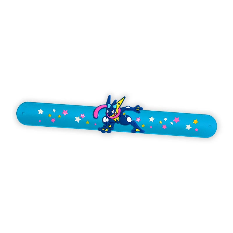 PVC Pokemon Slap Bracelet Kids Pikachu Birthday Decoration Anime Wristband Child Slap Band Puzzle Toy Boys Girls Birthday Party