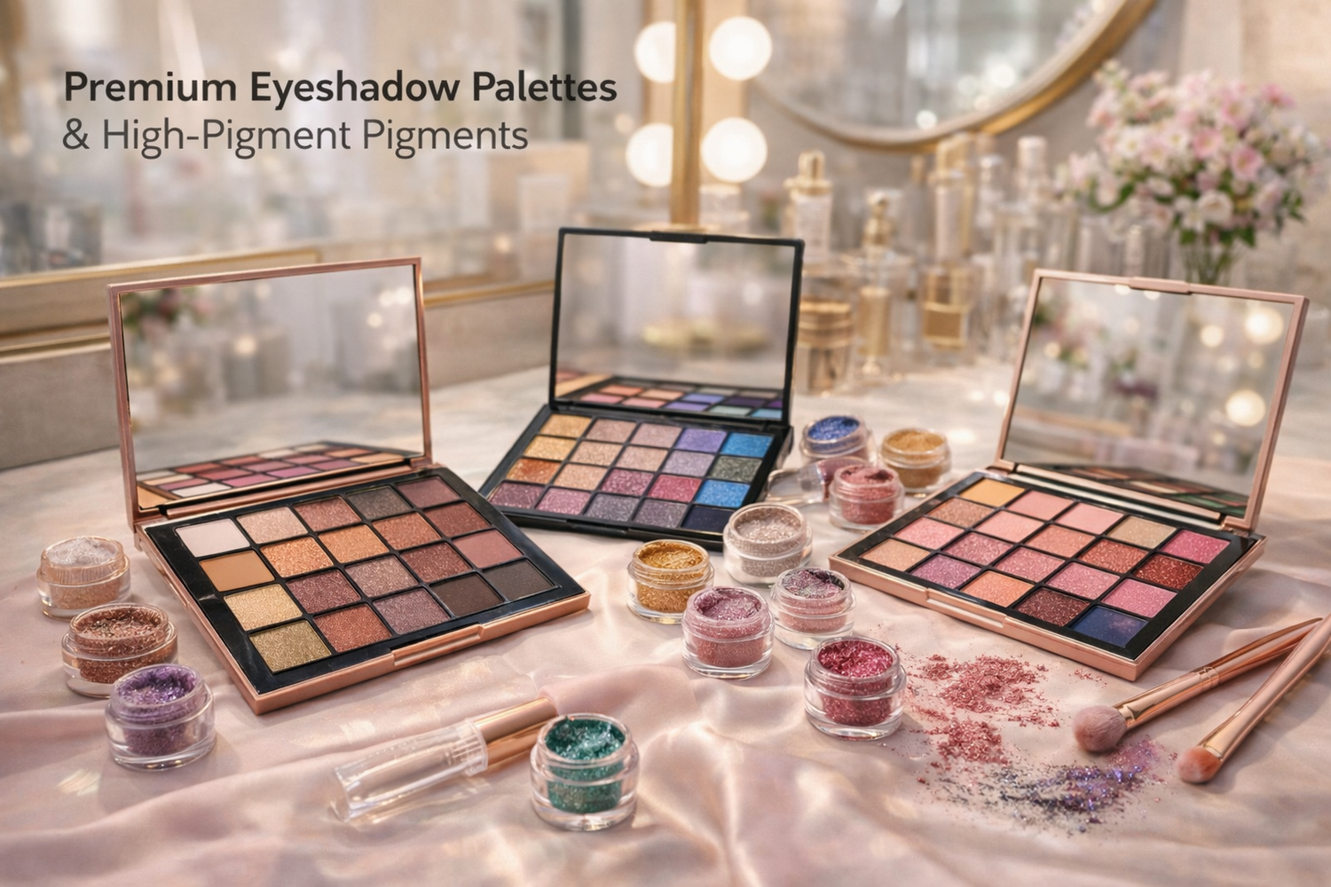 Premium Eyeshadow Palettes & High-Pigment Pigments