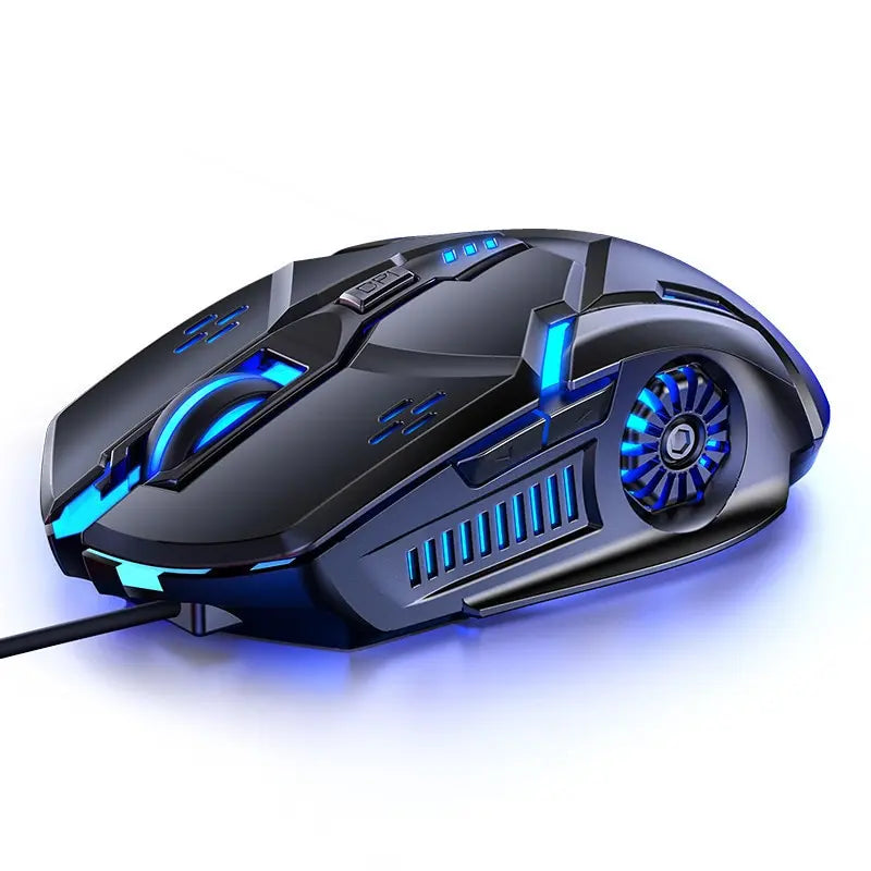 Professional optical gaming mouse with customizable RGB lighting and programmable side buttons at Dobermen Premier.