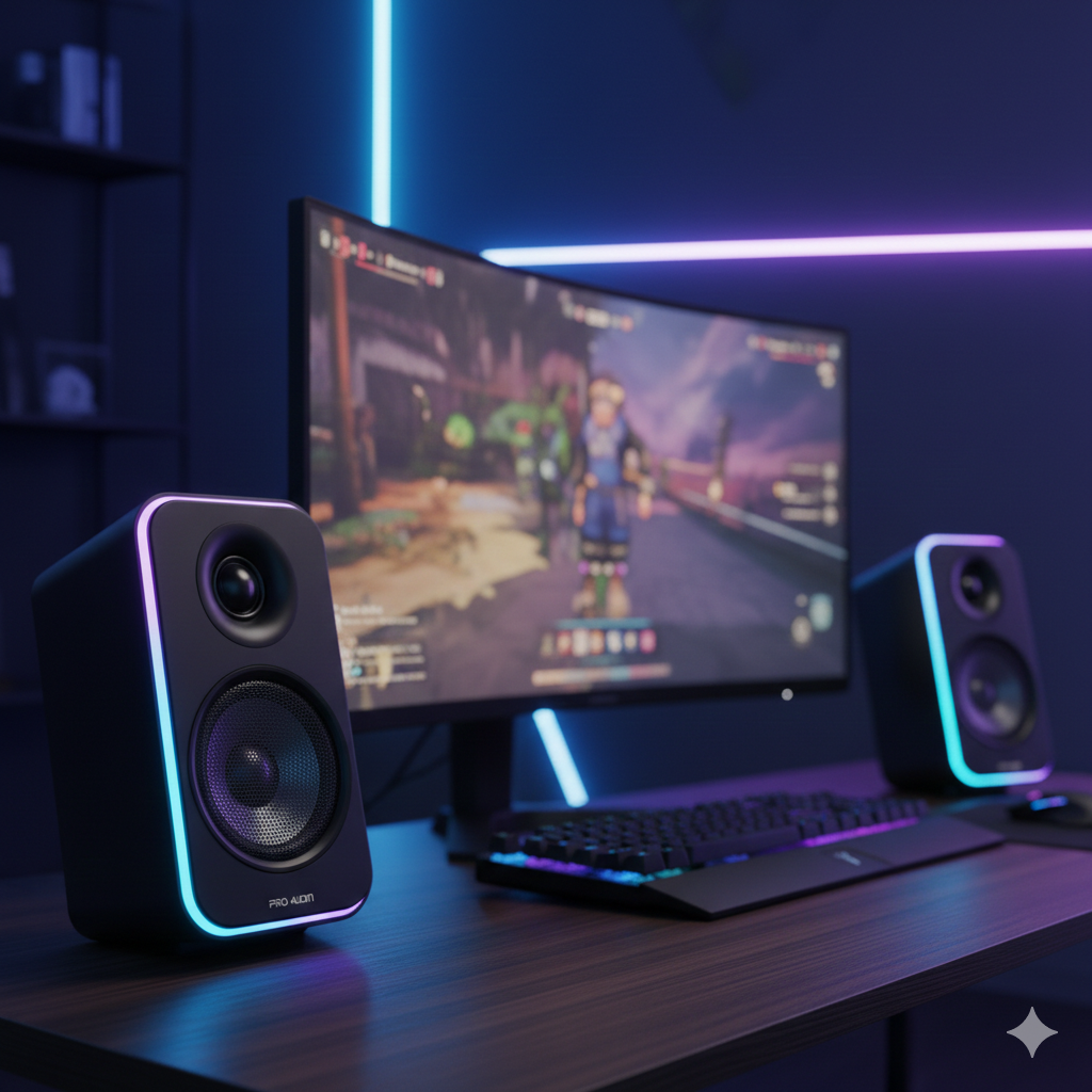 Premium Gaming Speakers | Immersive Audio & RGB Systems