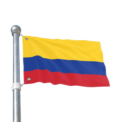Colombia Soccer Double-Sided Flag – James #10 Tribute