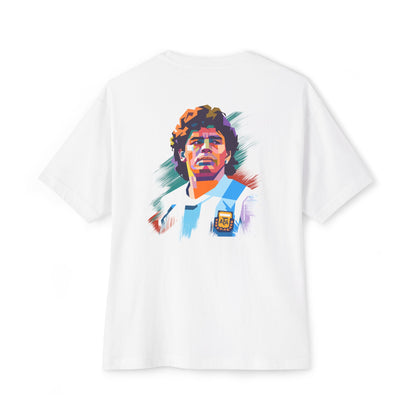 Remera Oversize Maradona Argentina 10 | Tribute Soccer Legend Tee ⚽🇦🇷👑
