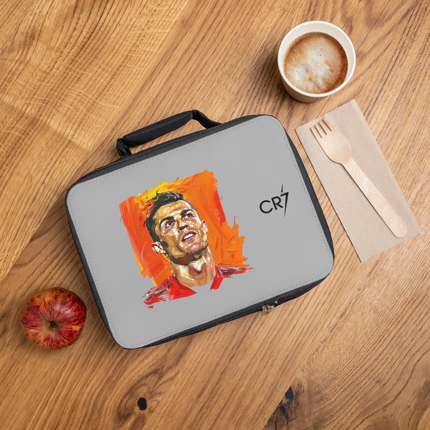 CR7 Cristiano Ronaldo Lunch Bag Light grey ⚽🥇