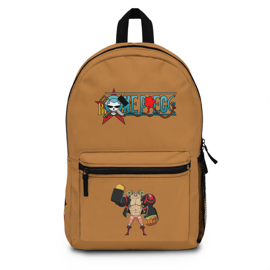 Franky One Piece Anime Backpack Light brown 🔧