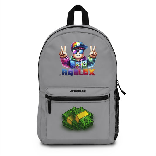 Premium Roblox School Backpack Grey 🎒✨