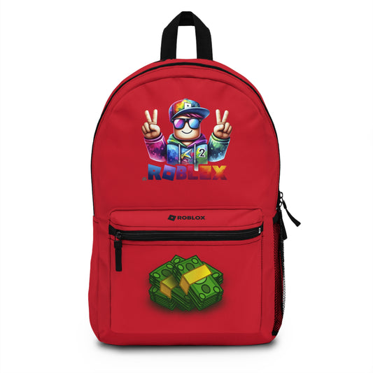 Premium Roblox School Backpack Dark red 🎒✨