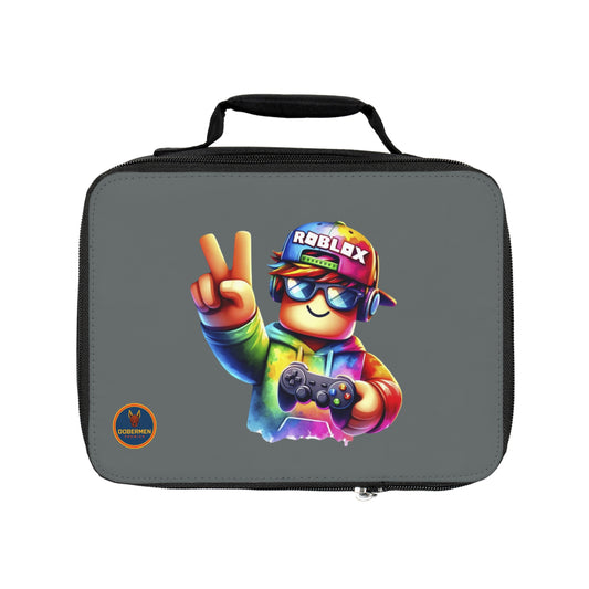 Vibrant Roblox Lunch Box Dark grey 🌈 🎮🎒