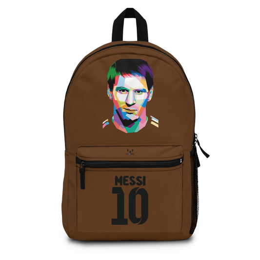 Leo Messi School Backpack for Boys Brown 🎒🏆 ⚽