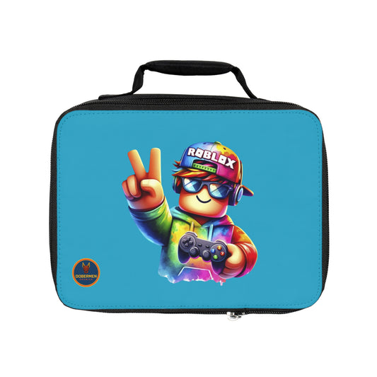 Vibrant Roblox Lunch Box Turquoise 🌈 🎮🎒