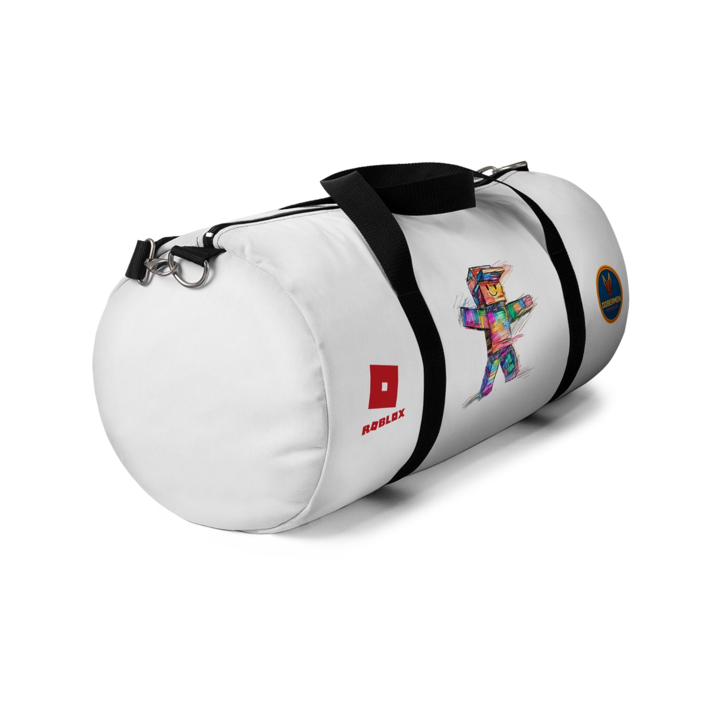 Roblox Themed Duffel Bag White 🧒🕹️ 👧