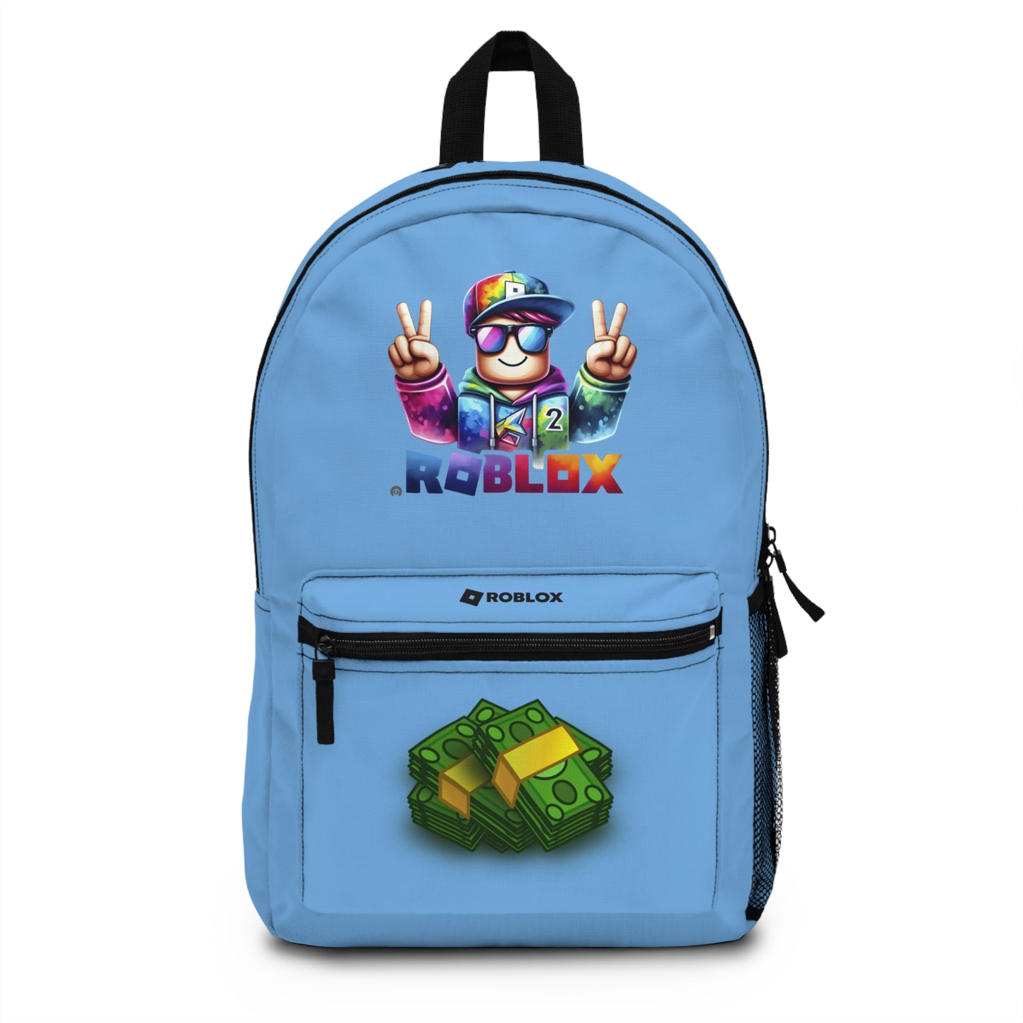 Premium Roblox School Backpack Light blue 🎒✨