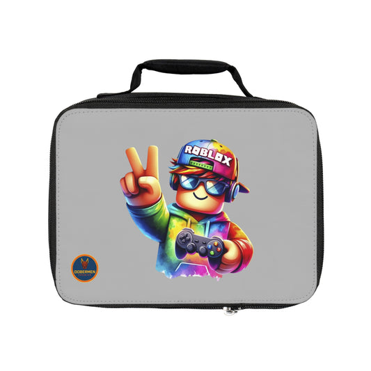Vibrant Roblox Lunch Box Light grey 🌈 🎮🎒